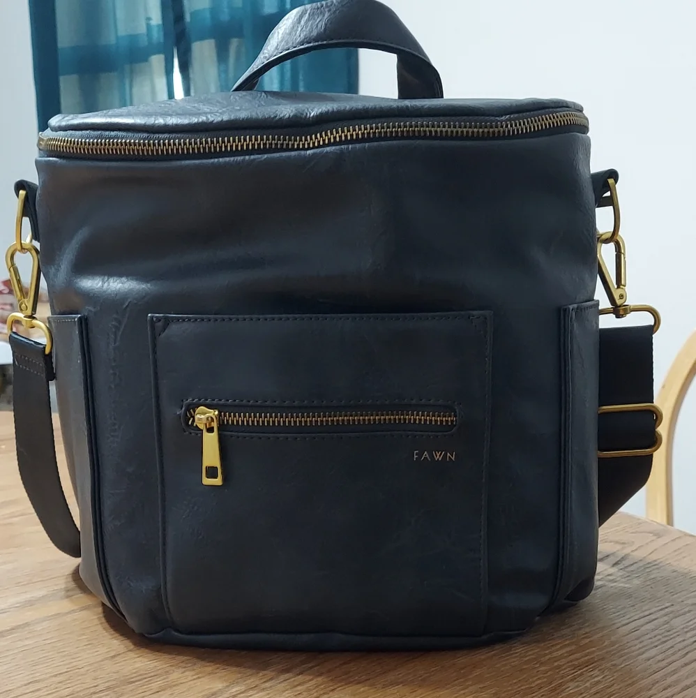 Fawn Design Mini Backpack In Navy/teal